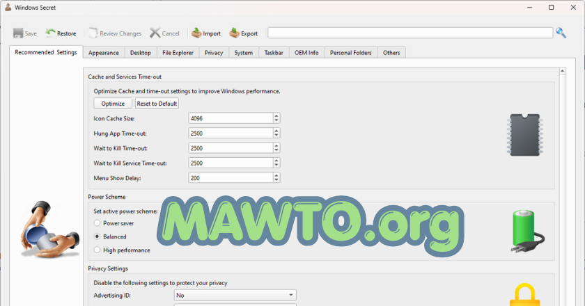 TweakNow WinSecret Plus Download Pc
