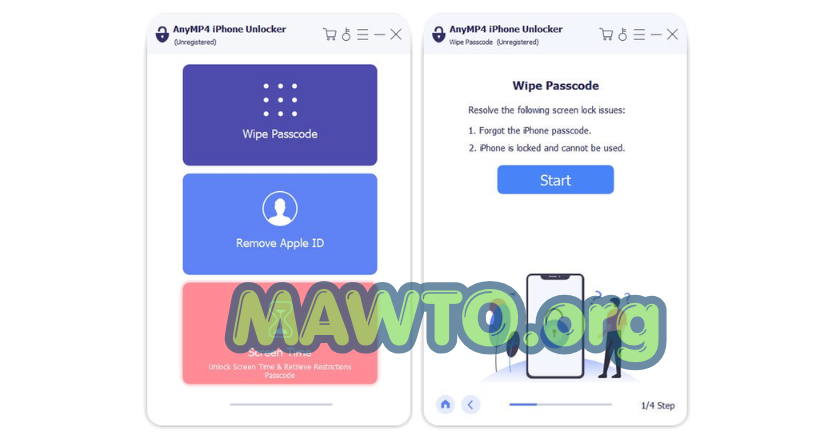 AnyMP4 iPhone Unlocker Free